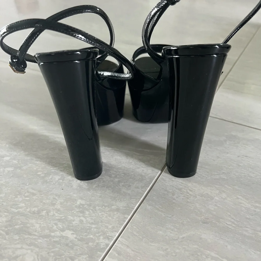 YSl Black Patent Shoes - Picture 10 of 10